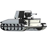 Metal Time Modelo Т - 67, Rompecabezas 3D para Adultos o Adolescentes, Kit de construcción de Rompecabezas de Metal, Modelo de Metal 3D, Gran Idea de Regalo, 49 Piezas.