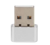Metal Tiny Mouse Jiggler, USB Mouse Mover Indetectable, Agitador Automático con Modo Separado y Botones de Encendido/Apagado, Mantiene la Computadora/PC/Portátil Despierta (Silver)