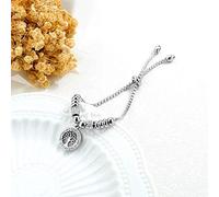 Metal,Titanium Steel Diamond Life Tree Plant Adjustable Steel Color Wrist Titanium Steel European and American Gift Beautiful