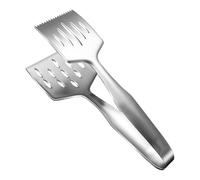 metal Tongs Grilling - Heavy Duty Barbecue Tongs for Kitchen, Heat-Resistant Cooking Tools | For Steak Fish Buffet Serving Outdoor Picnic Camping Party Backyard BBQ Accessories Stainless Steel