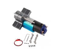 Metal Transmission Gear Box with 370 Motor for WPL B1 B-1 C14 C-14 1/16 Military TruckTitanium Color