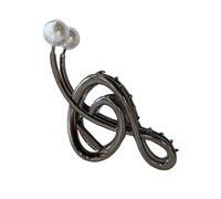 Metal Treble Clef Claw Clip, Metal Hair Clips Musical Note, Metal Hair Clips Musical Note, Non Slip Metal Hairpins, Musical Note Claw Clip, Easy To Use, Portable for Women Girls