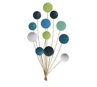 Metal Wall Sculpture Decorative, Creative Handmade Leaf Metal Wall Art Decorative Nature Home Art Decoration & Modern Light Luxury Kitchen Gifts 141 x 81cm/ 55 x 32Inch