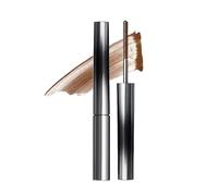 Metal Wand Mascara,3D Doll Curling Eyelash Iron Mascara - Strong, Natural Thickening, Lengthening, Long Lasting Bristleless, Non-Clumping, Smudge Proof (Brown)