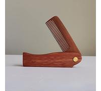 metal washers , Wooden Hair Comb Natural Sandalwood Comb For Beard Fold Pocket Comb Hair Brush Beard & Mustache Brush For Men Peine Para Barba,A (Size : A)