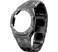 Metal Watch Band And Case Mod Kit，For GA2100/GA-2110 Replacement Kit Stainless Steel Watch Strap Bezel Accessories，For Mens Women GA2100/GA-2110 Watches DIY Upgrade watch strap