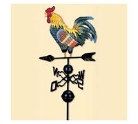 Metal Weather Vane with Rooster Home Decoration Ornaments Wind Vane Roof Weather Vane Rooster Weather Vanes, Retro Decoration Metal