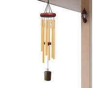 Metal Wind Chimes 26 Inches - Aluminum Tubing Garden Windchime | Retro Decorations | For Outdoor Yard Porch Balcony Patio Home Memorial Zen Musical Deep Tone Hanging Ornament Aesthetic Decor Task