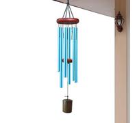 Metal Wind Chimes 26 Inches - Aluminum Tubing Garden Windchime | Retro Decorations | For Outdoor Yard Porch Balcony Patio Home Memorial Zen Musical Deep Tone Hanging Ornament Aesthetic Decor Task