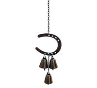Metal Wind Chimes - Classic Alloy Anti-Rust Decoration, Outdoor Horseshoes Chimes For Family | Home, Ranch, Bar, Indoor, Entrance, Wall, Outdoor, Garden, Patio, 29x7 Cm / 11.4x2.8 In