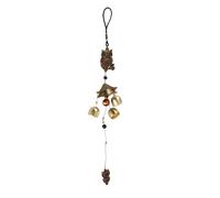 Metal Wind Chimes for Outdoor Decor | 17.7 Inch Animal Shape Bell with Melodious Sound | Garden/Patio/Yard Ornament for Good Luck | Elegant Home Present (Búho)