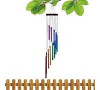 Metal Wind Chimes, Patio Wind Chime, Tuned Tube Bell 23.62x3.35 Inches, Waterproof Elegant Design, Deep Resonant Melody, Ideal for Balcony, Porch, Front Door, Backyard, Lawn, Home Decor