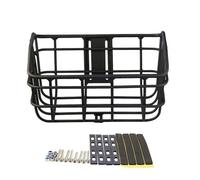 Metal Wire Basket - Cargo Handlebar Rack for Bike | Steel Frame with Quick Release, Sturdy Storage Organizer, Lightweight Cycling Accessory, Outdoor Utility Tool for Picnic Shopping