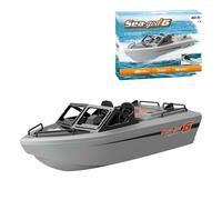 Metalakaer Remolcador RC para adultos, escala 1/12, 2.4G, 8 km/h, barco de karting con potentes motores y batería de larga duración, para piscinas, lagos, ríos - Versión RTR