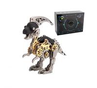Metalakaer Rompecabezas 3D de metal Parasaurolophus, kits de modelos de dinosaurios para adultos, decoración perfecta para el hogar, exhibición de colección, 160 piezas