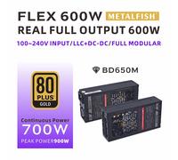 METALFISH Flex 600W fuente de alimentación Modular pequeño 1U ordenador PSU Flex-ATX 500W para ITX Compact Mini PC POS AIO NAS 90-264V