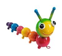 metalGarden Animals - Colorful Spring Antennae Caterpillar | Compact Design That Saves Space, Allowing You To Arrange Charming Animal Figures In Beds Or On Shelves Without Crowding. Its Space-efficie