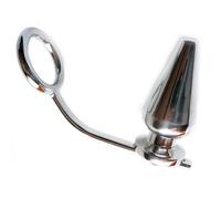 Metalhard Anillo con Plug Anal de Acero