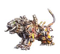 Metalkitor Rompecabezas de Metal 3D de Tigre de Bengala para Adultos, 700 Piezas, Kits de Montaje de Modelos, Adorno de Escritorio Estilo Retro Steampunk (sin alas)