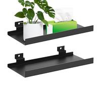 Metall Panel-Wandregale (2 Stück) - Sichere Produktpräsentation Auf Kleinem Raum | Schwerlast-Ausstellungsregale , Lochwandsysteme | Für Schuhgeschäfte, Boutiquen Den Privaten Gebrauch, Robust Platz