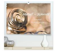 Metall - Schrott kunstvoll in Szene gesetzt (hochwertiger Premium Wandkalender 2026 DIN A2 quer), Kunstdruck in Hochglanz: Eine ästhetische und phänomenale Reise durch einen Haufen Metallspäne