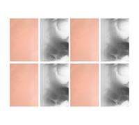 Metallfolienplatten Set - 8er Pack handgefertigte geprägte Aluminiumblätter, Flexible Bastelflächen, kreative Strukturierung, hochwertige Oberflächen für Schmuckdesign | Kunsthandwerk Projekte Schule