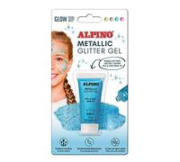 Metallic Glitter Gel Alpino Fiesta color azul | Gel purpurina metalizado con base de color azul | Purpurina líquida
