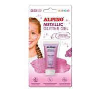 Metallic Glitter Gel Alpino Fiesta color rosa | Gel purpurina metalizado con base de color rosa| Purpurina líquida