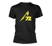Metallica '72 Seasons Strobe Silhouette' (Negro) Camiseta - ¡NUEVO Y OFICIAL