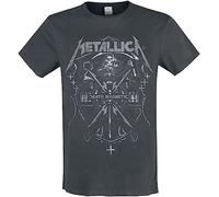 Metallica Amplified Collection - Death Magnatic Hombre Camiseta Gris Marengo XL 100% algodón Regular