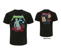 Metallica and Justice For All (Original)_Men_bl_TS: S Camiseta, Negro (Black Black), Small para Hombre