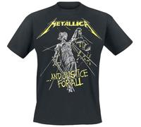 Metallica Camiseta ...and Justice For All – Tracklist Hombre Negro Talla S