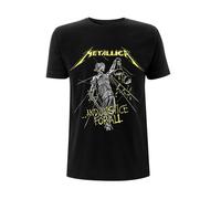 Metallica Camiseta de manga corta And Justice For All Tracks Unisex Black XL