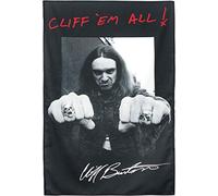 Metallica Bandera Cliff 'em all multicolor