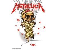 Metallica Bandiera Originale One, Tela, Multicolor, 110x75x0.1 cm