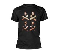 METALLICA - BIRTH DEATH CROSSED ARMS BLACK T-Shirt, Front & Back Print Large