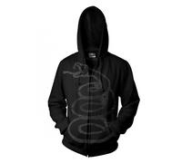 METALLICA - BLACK ALBUM BURNISHED BLACK (FOTL) Hooded Sweatshirt with Zip X-Larg