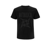 Metallica Black On Black Load Ninja Hombre Camiseta Negro XL 100% algodón Regular