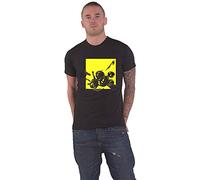 Metallica Broken/Burnt Guitar (M72) Hombre Camiseta Negro Regular
