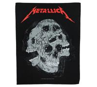 Metallica Calaveras Espalda Parche Rock Band XL Dtg Estampado para Coser