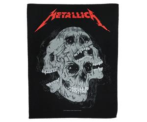 Metallica Calaveras Espalda Parche Rock Band XL Dtg Estampado para Coser