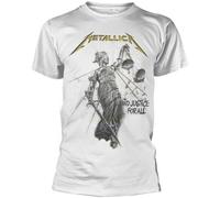 Metallica Camiseta de manga corta And Justice For All White XL