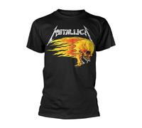 Metallica - Camiseta Flaming Skull Tour '94 para Adultos Unisex