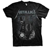 Metallica Camiseta de manga corta Hammett Ouija Guitar Unisex Black 2XL