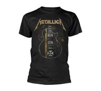 Metallica - Camiseta Hetfield Iron Cross para Adultos Unisex
