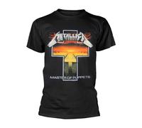 Metallica Camiseta Master Of Puppets Cruz para Adultos Unisex (PH1608)