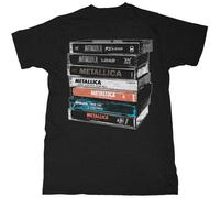Metallica Camiseta de manga corta Cassette Unisex Black L