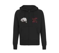 METALLICA - CLIFF BURTON FISTS BLACK Hooded Sweatshirt with Zip Medium