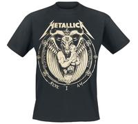 Metallica Darkness Son Hombre Camiseta Negro L 100% algodón Vorne Bedruckt, Hinten Bedruckt Regular