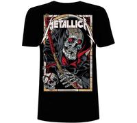 Metallica Death Reaper Unisex Camiseta Negro XL 100% algodón Regular